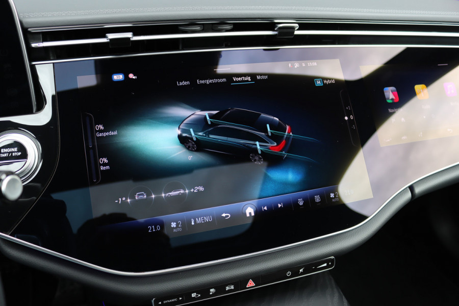 Mercedes-Benz E-Klasse Estate 300 de 4MATIC AMG Line | Luchtvering | Hyperscreen | Distronic+ | HUD | Nappa Leder | Stoelventilatie | Vlakkenverwarming | Massage | 3D-Display |