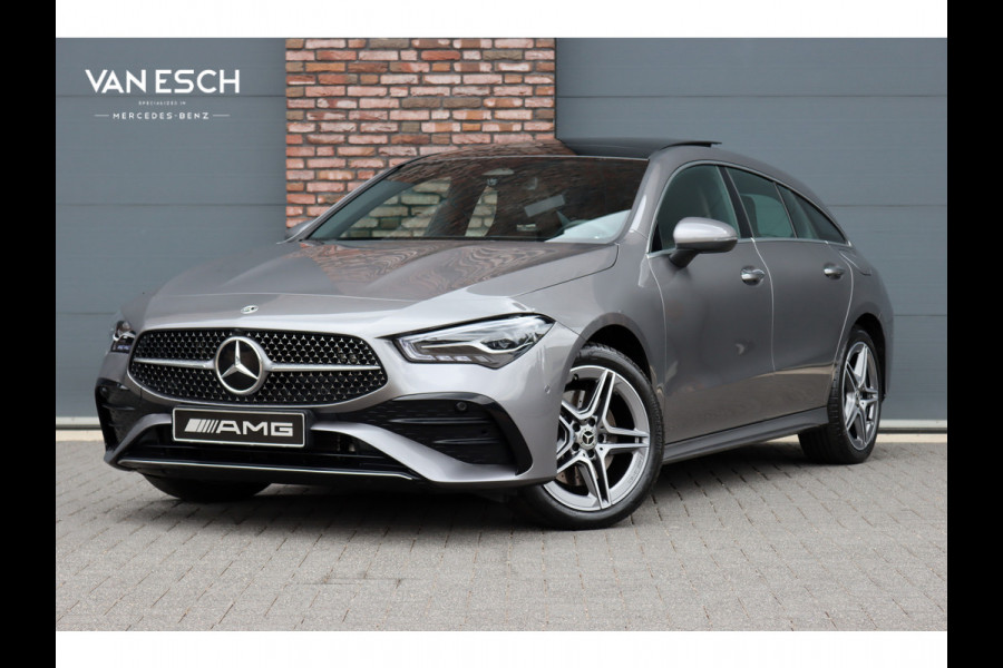 Mercedes-Benz CLA-Klasse Shooting Brake 250 e AMG Line | Memory | Distronic | Panoramadak | Keyless Go | Verwarmd Stuurwiel | Camera | Sfeerverlichting |