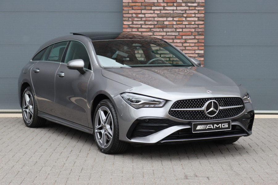 Mercedes-Benz CLA-Klasse Shooting Brake 250 e AMG Line | Memory | Distronic | Panoramadak | Keyless Go | Verwarmd Stuurwiel | Camera | Sfeerverlichting |