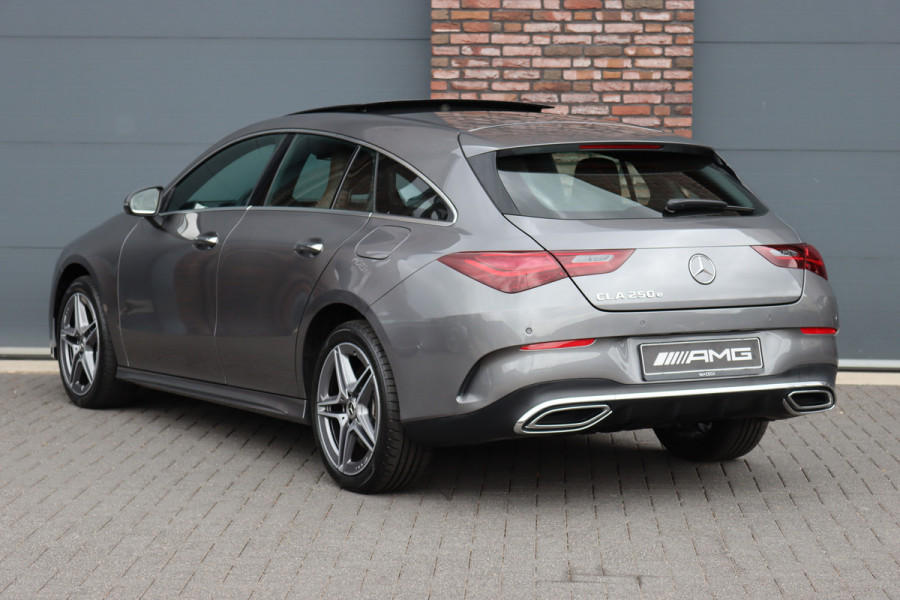 Mercedes-Benz CLA-Klasse Shooting Brake 250 e AMG Line | Memory | Distronic | Panoramadak | Keyless Go | Verwarmd Stuurwiel | Camera | Sfeerverlichting |