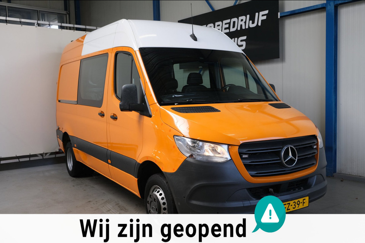 Mercedes-Benz Sprinter 516 2.2 CDI L2H2 DC EURO VI-D - N.A.P. Airco, Cruise, PDC, Camera, Trekhaak.