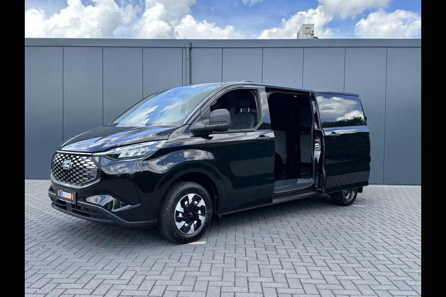 Ford E-Transit Custom 71 kWh FULL ELECTRIC / L2H1 / ** NIEUW ** / 2.057 KM / 2x ELEKTRISCHE SCHUIFDEUREN / CAMERA / ECC / CRUISE / CARPLAY