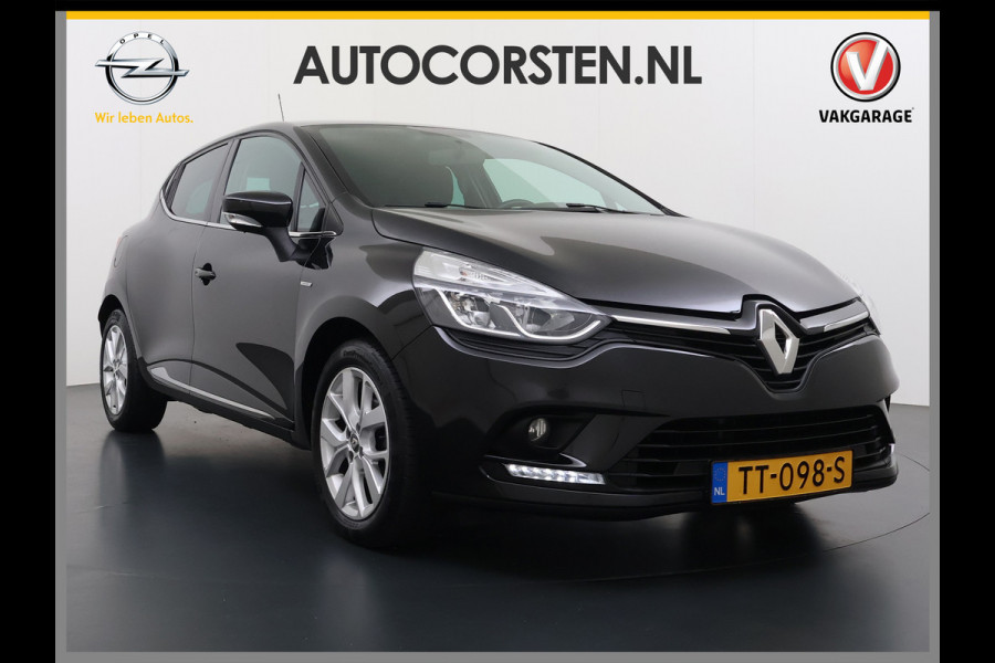 Renault Clio 90PK 5drs Navi Airco Bluetooth Pdc Keyless Cruise Control Limited Smartphone integratie Isofix DAB Lmv Privacy Glas Led Origineel Nederlandse Auto