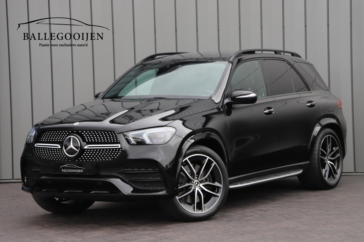 Mercedes-Benz GLE 350e AMG 4-Matic | 333PK | Luchtvering | Burmester | Keyless-go | Memory | Sfeerverlichting | Multibeam | Pano | NL-Auto | 2023.
