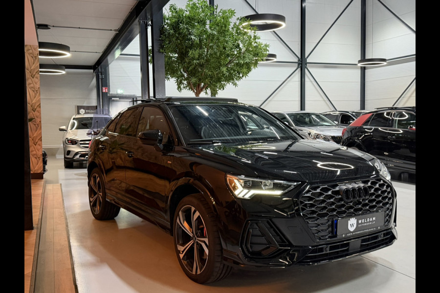 Audi Q3 Sportback 45 TFSI e S Edition|245pk|Plug-in Hybrid|Dealerondh|Adaptieve Cruise|Pano|Matrix LED|Blindspot|Keyless|Rijklaar
