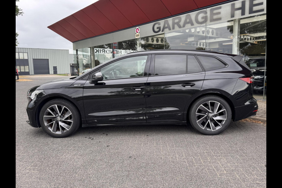 Škoda ENYAQ iV 60 Sportline | SOH: 93,4% | Elektr. Trekhaak| Matrix LED Verlichting | stuur/stoel verwarming | Cruise Control | Navi | Carplay | Camera |