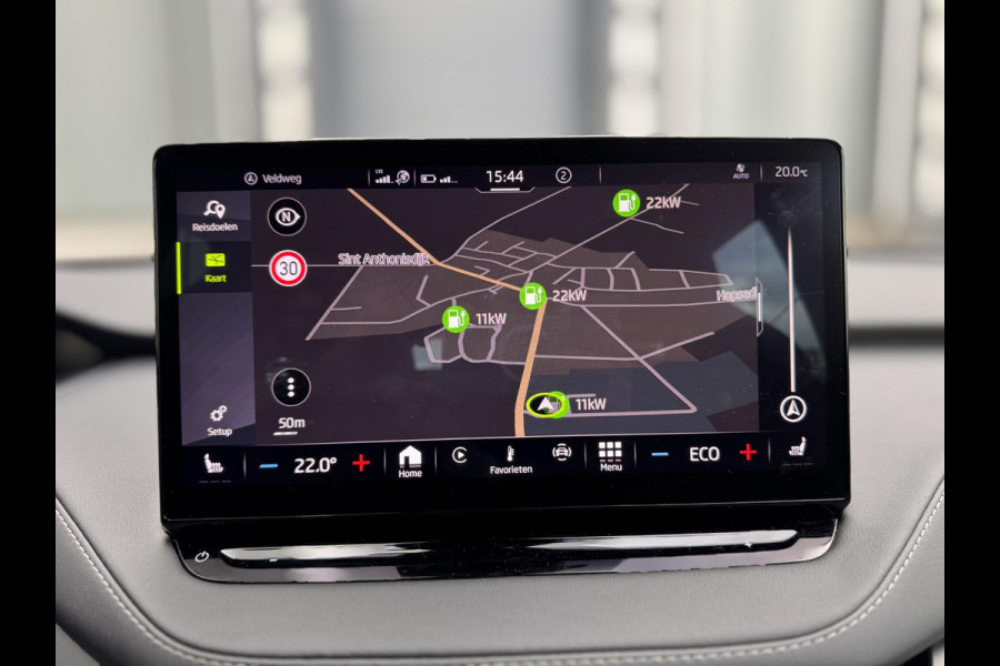 Škoda ENYAQ iV 60 Sportline | SOH: 93,4% | Elektr. Trekhaak| Matrix LED Verlichting | stuur/stoel verwarming | Cruise Control | Navi | Carplay | Camera |