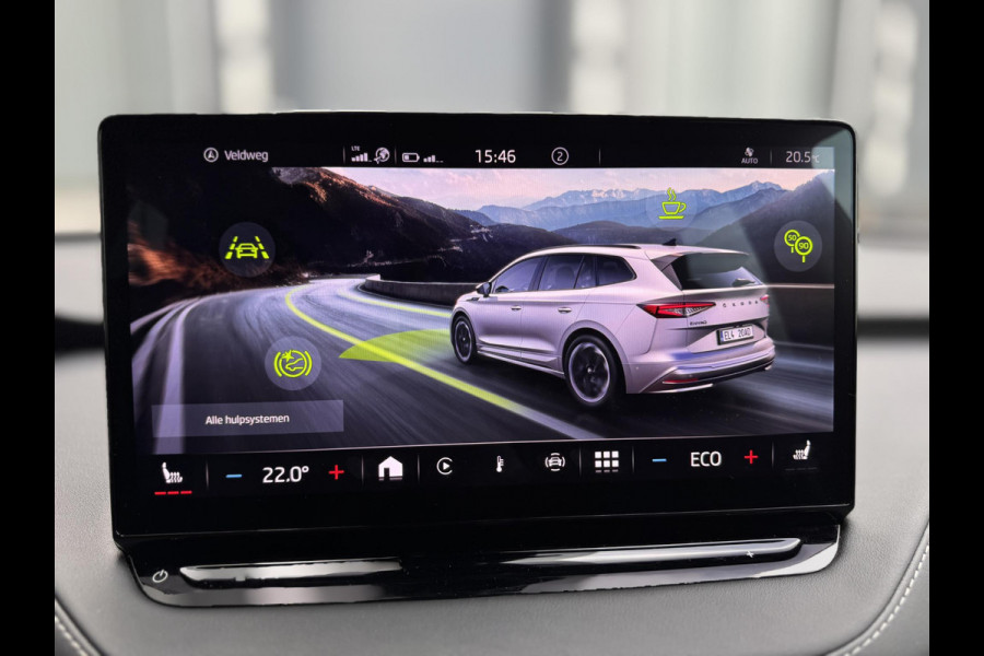 Škoda ENYAQ iV 60 Sportline | SOH: 93,4% | Elektr. Trekhaak| Matrix LED Verlichting | stuur/stoel verwarming | Cruise Control | Navi | Carplay | Camera |