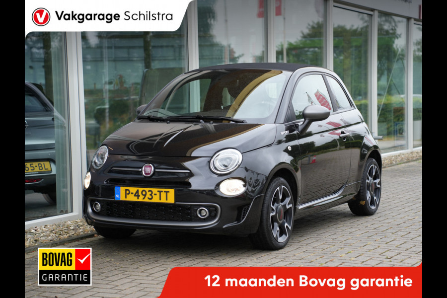 Fiat 500 1.0 Hybrid Cult | Nero Vesuvio | Cabriodak | Parkeersensoren |