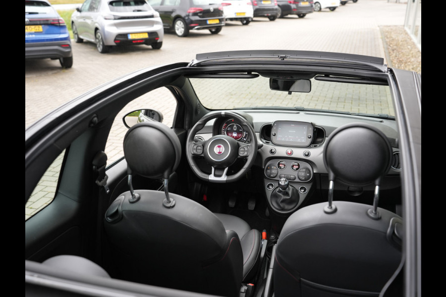 Fiat 500 1.0 Hybrid Cult | Nero Vesuvio | Cabriodak | Parkeersensoren |