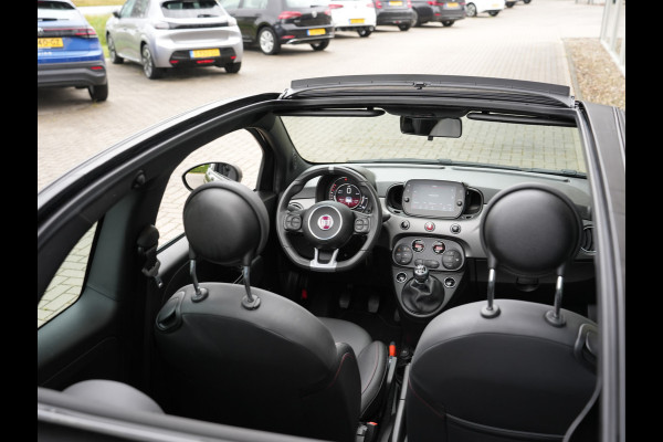 Fiat 500 1.0 Hybrid Cult | Nero Vesuvio | Cabriodak | Parkeersensoren |