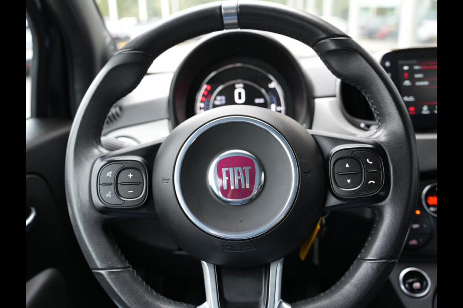 Fiat 500 1.0 Hybrid Cult | Nero Vesuvio | Cabriodak | Parkeersensoren |