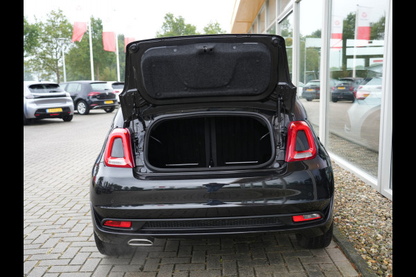 Fiat 500 1.0 Hybrid Cult | Nero Vesuvio | Cabriodak | Parkeersensoren |