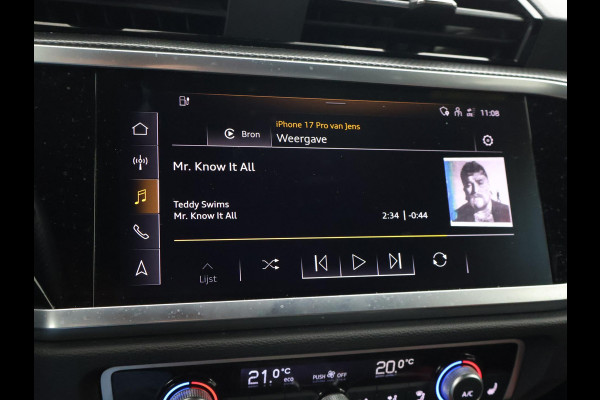 Audi Q3 45 TFSIe 245 PK S-LINE + SONOS AUDIO | PANORAMA | ADAPTIEF ONDERSTEL | ACC | MEMORY | SFEER