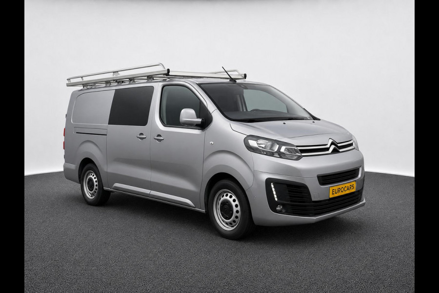 Citroën Jumpy 2.0 BlueHDI 120 XL Driver DC Imperiaal Trekhaak Navigatie Apple CarPlay Android Auto Camera Parkeerhulp Cruise Control Verwarmbare bestuurdersstoel Climate Control