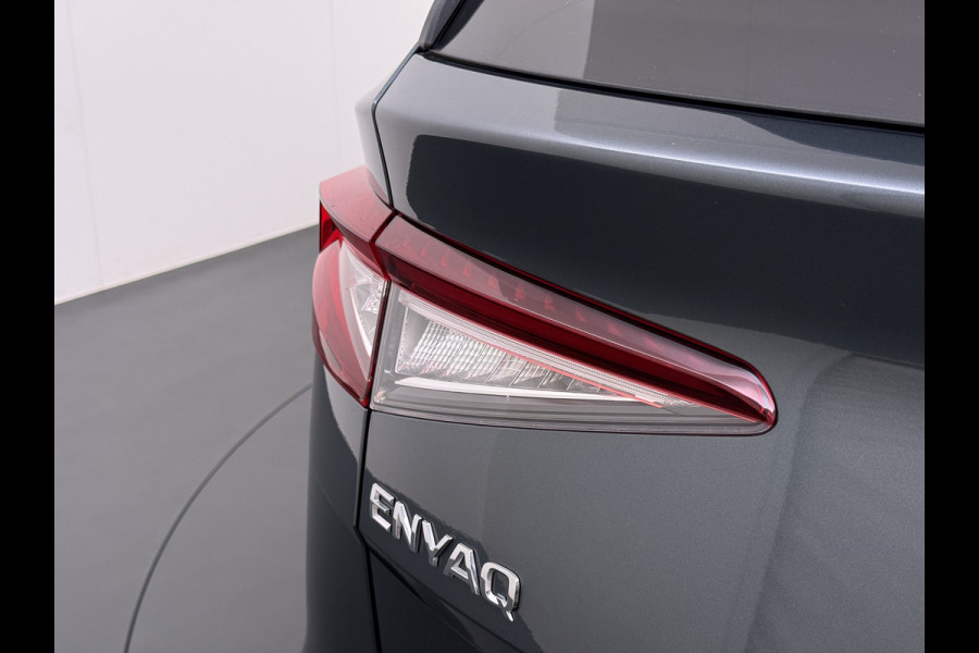 Škoda ENYAQ iV 80 SOH 90% Warmtepomp Adap.Cruise Camera Stuur+Stoelverwarming Blind Spot 3-Zone Ecc Navi Apple Carplay Android Auto Matrix Led  Assistentie Pakket Comfort-pakket Lane Assist P-Assist Lmv 20" Privacy Glas Pdc Isofix Origineel Nederlandse Auto Dealeronderhouden