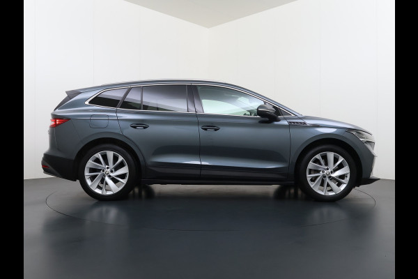Škoda ENYAQ iV 80 SOH 90% Warmtepomp Adap.Cruise Camera Stuur+Stoelverwarming Blind Spot 3-Zone Ecc Navi Apple Carplay Android Auto Matrix Led  Assistentie Pakket Comfort-pakket Lane Assist P-Assist Lmv 20" Privacy Glas Pdc Isofix Origineel Nederlandse Auto Dealeronderhouden