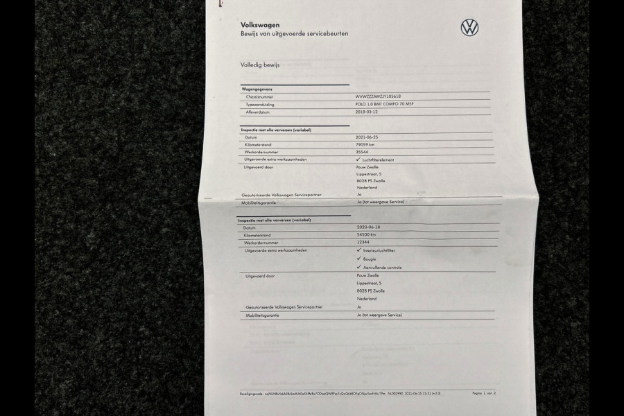 Volkswagen Polo 1.0 TSI Comfortline | Origineel NL | Adapt. Cruise/Control | Carplay | Lichtmetaal | Airco |