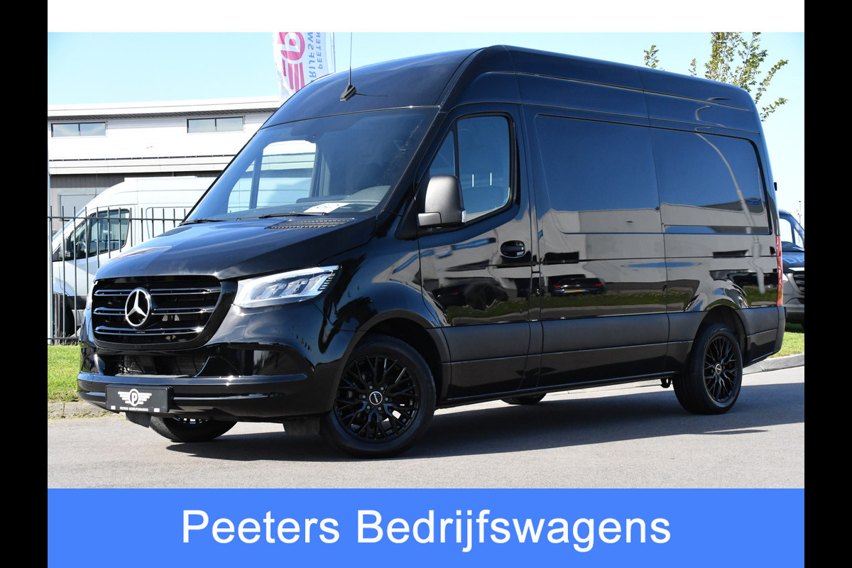 Mercedes-Benz Sprinter 315 1.9 CDI L2H2 Black Edition Camera, Cruise, Carplay, LED, 150pk, Automaat, Multimedia, Uniek!