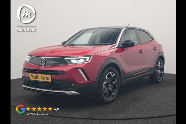 Opel Mokka-e Ultimate 50-kWh 7.4kw bl. 136pk | Trekhaak Afn. | Adaptive Cruise | 360 Camera | Sportstoelen Verwarmd | Stuur Verwarmd | Apple Carplay | Blis | Keyless | Navigatie | DAB |