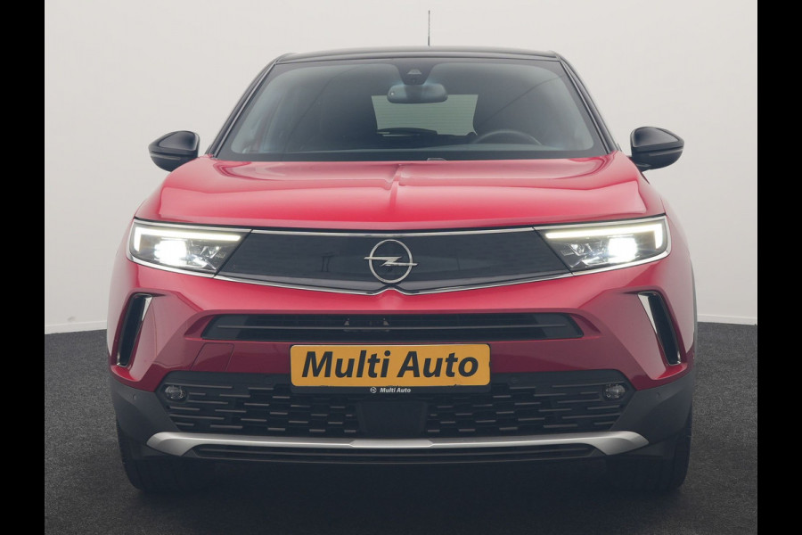 Opel Mokka-e Ultimate 50-kWh 7.4kw bl. 136pk | Trekhaak Afn. | Adaptive Cruise | 360 Camera | Sportstoelen Verwarmd | Stuur Verwarmd | Apple Carplay | Blis | Keyless | Navigatie | DAB |