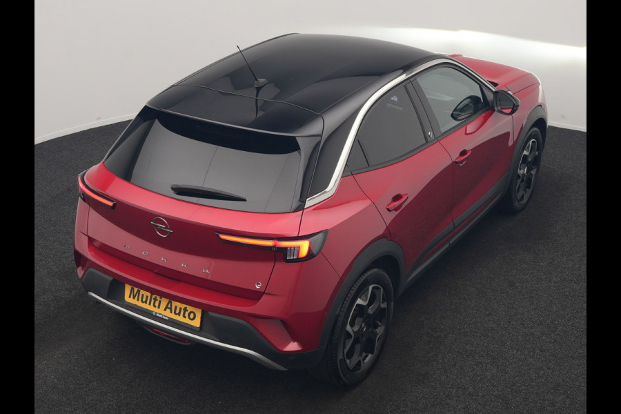 Opel Mokka-e Ultimate 50-kWh 7.4kw bl. 136pk | Trekhaak Afn. | Adaptive Cruise | 360 Camera | Sportstoelen Verwarmd | Stuur Verwarmd | Apple Carplay | Blis | Keyless | Navigatie | DAB |
