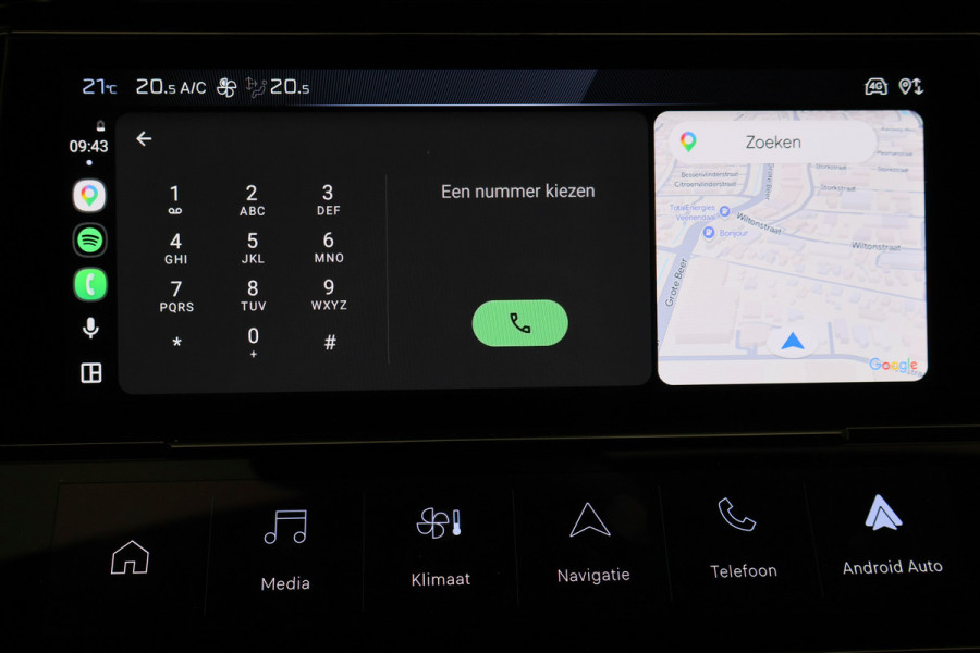 Peugeot 308 1.2 Hybrid 145 e-DCS6 Allure 360° Camera, Apple CarPlay, ACC, Climate Control, Navigatie, 17"