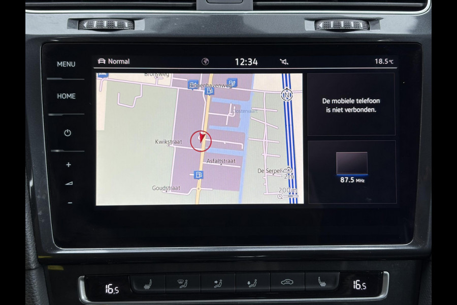 Volkswagen e-Golf e-Golf SOH 88.21% l 2e Eigenaar l Carplay l Navi l Stoelverw l Clima l Cruise l Lmv l Pdc V+A l N.A.P l Nieuwe Apk bij Aflevering