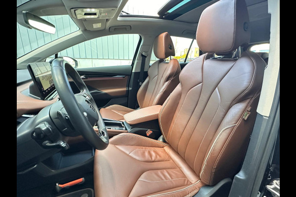 Škoda ENYAQ iV 80 | SOH: 88,4% | Panorama | Havana Leder | Trekhaak | Blindspot | Memory Seat |