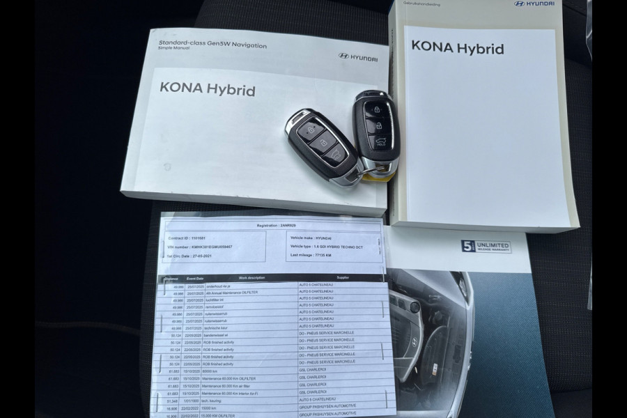 Hyundai Kona 1.6 GDI HYBRID TECHNO DCT CAMERA/NAVI/TREKHAAK