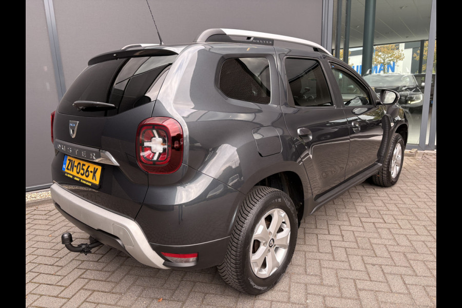 Dacia Duster 1.2 TCe Comfort Achteruitrijcamera - Airco - Navigatie - Trekhaak - Cruise control - Dakrails - Radio - Mistlampen voor - Start/stop systeem - Led verlichting - Elektrische ramen - Stuur multifunctioneel - Centrale vergrendeling met afstandsbediening - Bluetooth