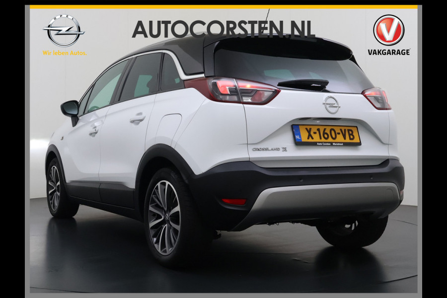 Opel Crossland X 1.2 Two-Tone AGR-Comfort Stoelen Apple Carplay Android Auto Stuur+Stoelverwarming Navi* Ecc Cruise Control Pdc Edition 2020 Bluetooth Regen-Lichtsensor Lmv Isofix Led Privacy Glas Lane Assist ESP ABS