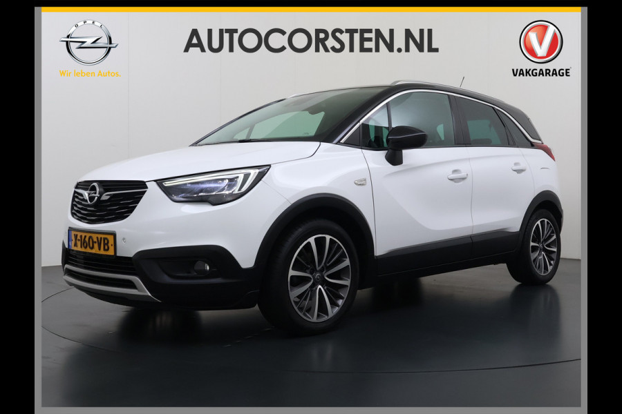 Opel Crossland X 1.2 Two-Tone AGR-Comfort Stoelen Apple Carplay Android Auto Stuur+Stoelverwarming Navi* Ecc Cruise Control Pdc Edition 2020 Bluetooth Regen-Lichtsensor Lmv Isofix Led Privacy Glas Lane Assist ESP ABS
