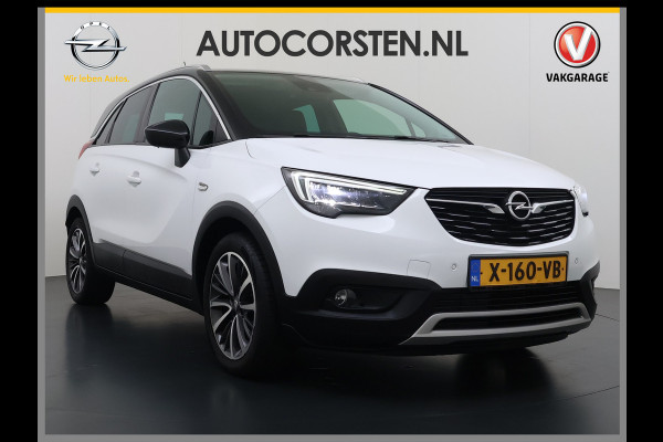 Opel Crossland X 1.2 Two-Tone AGR-Comfort Stoelen Apple Carplay Android Auto Stuur+Stoelverwarming Navi* Ecc Cruise Control Pdc Edition 2020 Bluetooth Regen-Lichtsensor Lmv Isofix Led Privacy Glas Lane Assist ESP ABS