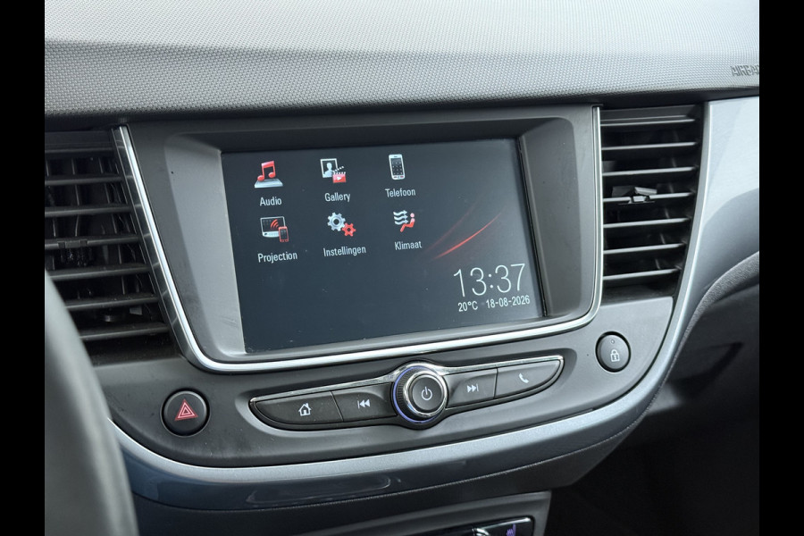 Opel Crossland X 1.2 Two-Tone AGR-Comfort Stoelen Apple Carplay Android Auto Stuur+Stoelverwarming Navi* Ecc Cruise Control Pdc Edition 2020 Bluetooth Regen-Lichtsensor Lmv Isofix Led Privacy Glas Lane Assist ESP ABS