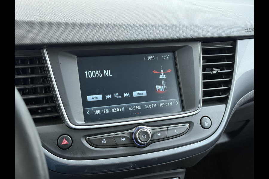 Opel Crossland X 1.2 Two-Tone AGR-Comfort Stoelen Apple Carplay Android Auto Stuur+Stoelverwarming Navi* Ecc Cruise Control Pdc Edition 2020 Bluetooth Regen-Lichtsensor Lmv Isofix Led Privacy Glas Lane Assist ESP ABS