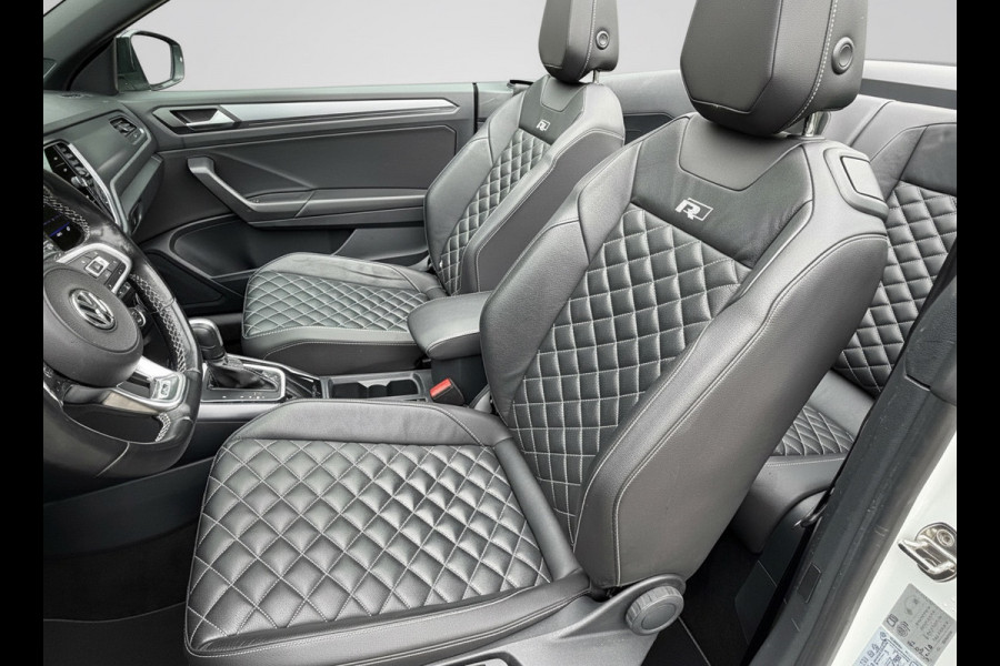 Volkswagen T-Roc Cabrio 1.5 TSI R-LINE, exclusief lederen sportinterieur, achteruitrijcamera, stoelverwarming, afneembare trekhaak