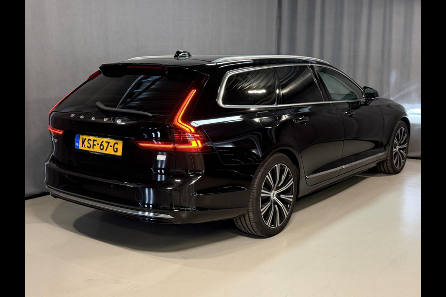 Volvo V90 2.0 T6 PHEV AWD Plus Bright 19"/Leder + memory l + r/Stoel + stuurverwarming/Adaptieve cruise/Harman Kardon/Dodehoek/Elektrische klep/Keyless