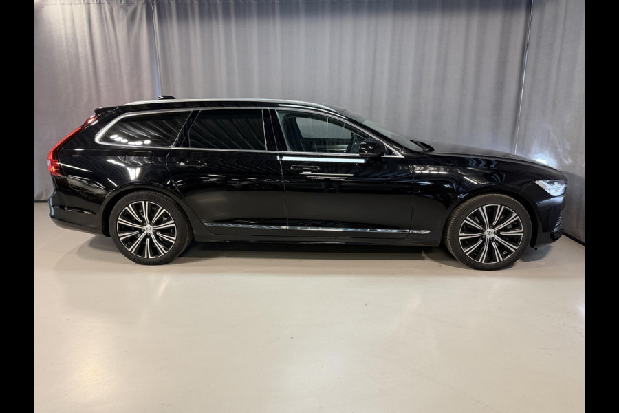 Volvo V90 2.0 T6 PHEV AWD Plus Bright 19"/Leder + memory l + r/Stoel + stuurverwarming/Adaptieve cruise/Harman Kardon/Dodehoek/Elektrische klep/Keyless