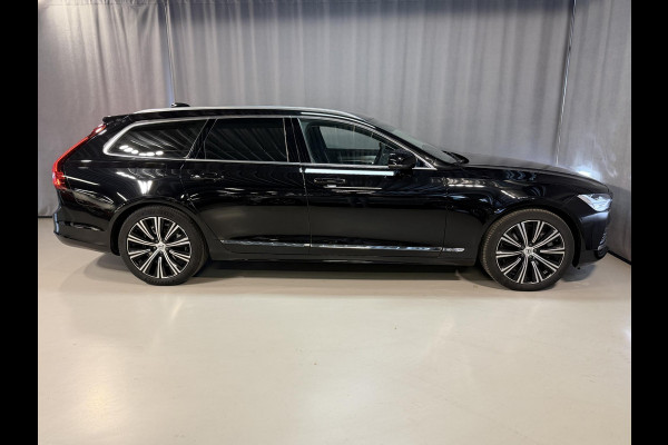 Volvo V90 2.0 T6 PHEV AWD Plus Bright 19"/Leder + memory l + r/Stoel + stuurverwarming/Adaptieve cruise/Harman Kardon/Dodehoek/Elektrische klep/Keyless