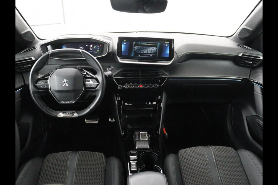 Peugeot e-208 EV GT 350 50 kWh | SOH 92,2% | Half leder | Stoelverwarming | Navigatie | Climate control | Carplay | Camera | Park assist