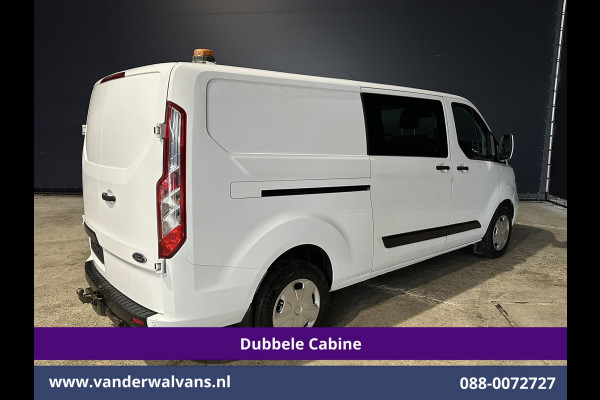 Ford Transit Custom 2.0 TDCI 130pk L2H1 Dubbele Cabine Euro6 Airco | 5-Zits | Camera | LED | Tachograaf Cruisecontrol, Trekhaak, Stoelverwarming, Verwarmde voorruit, Parkeersensoren