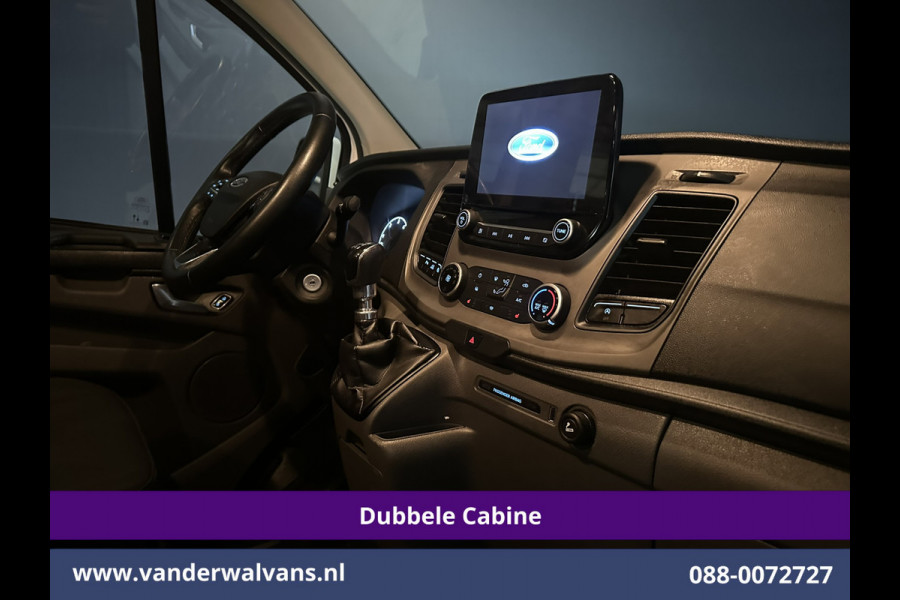 Ford Transit Custom 2.0 TDCI 130pk L2H1 Dubbele Cabine Euro6 Airco | 5-Zits | Camera | LED | Tachograaf Cruisecontrol, Trekhaak, Stoelverwarming, Verwarmde voorruit, Parkeersensoren