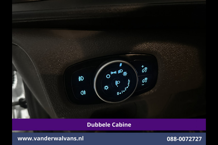 Ford Transit Custom 2.0 TDCI 130pk L2H1 Dubbele Cabine Euro6 Airco | 5-Zits | Camera | LED | Tachograaf Cruisecontrol, Trekhaak, Stoelverwarming, Verwarmde voorruit, Parkeersensoren