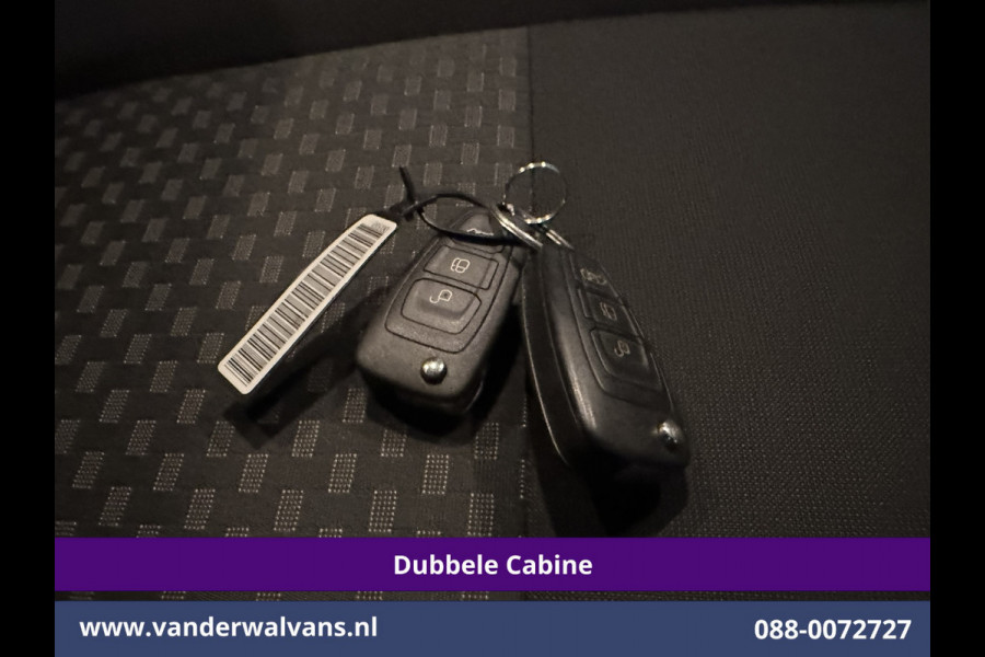 Ford Transit Custom 2.0 TDCI 130pk L2H1 Dubbele Cabine Euro6 Airco | 5-Zits | Camera | LED | Tachograaf Cruisecontrol, Trekhaak, Stoelverwarming, Verwarmde voorruit, Parkeersensoren