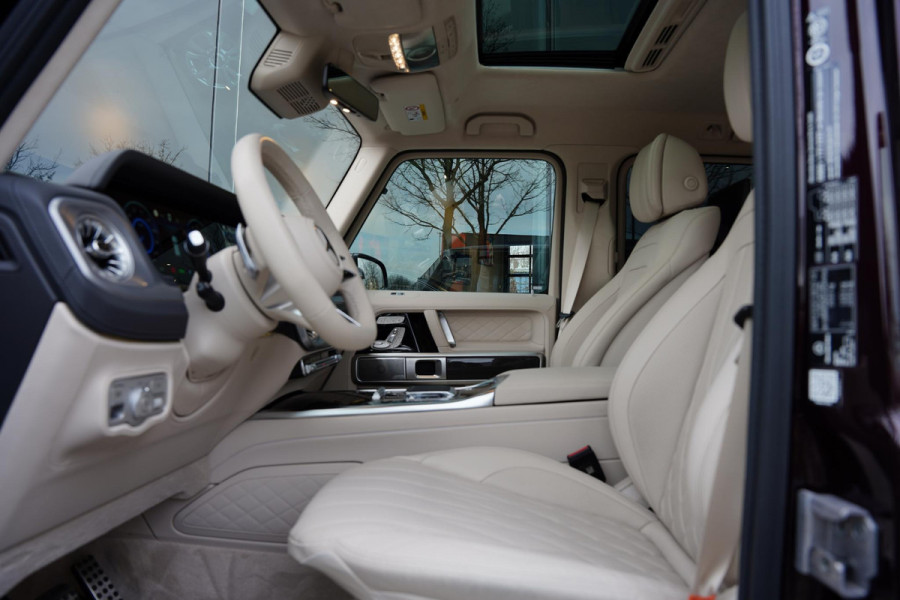 Mercedes-Benz G-Klasse 580 Robijnrood / Leder Beige / Grille Verlicht