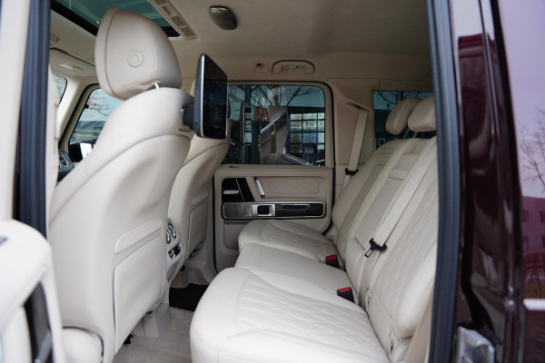 Mercedes-Benz G-Klasse 580 Robijnrood / Leder Beige / Grille Verlicht