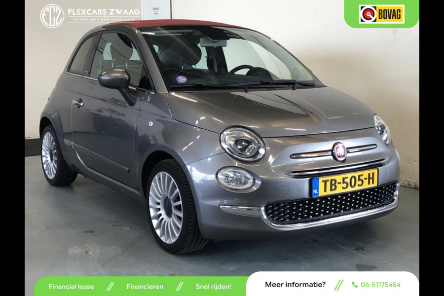 Fiat 500C 0.9 TwinAir Turbo Lounge - Automaat - Panodak - Navi - Climate - Org.NL