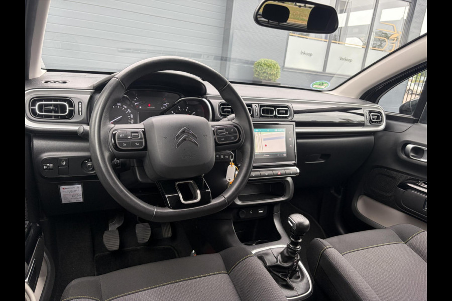 Citroën C3 1.2 PureTech S&S Shine D-riem vv in 02-2025 l 1e Eigenaar l Dealer Onderhouden l 110pk l Navi l Camera l Carplay l Clima l Cruise l Lm velgen l 6 Bak l Rijstrooksensor l Pdc l N.A.P l Apk tot 03-2027