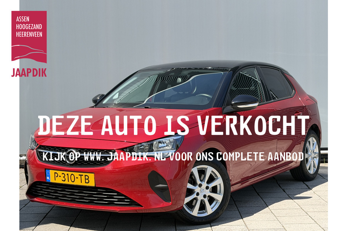 Opel Corsa BWJ 2022 | 1.2T 101PK Edition | CAMERA A | CARPLAY | AIRCO | PDC | LMV | TW TONE | NAVI | PRIVACY GLASS |